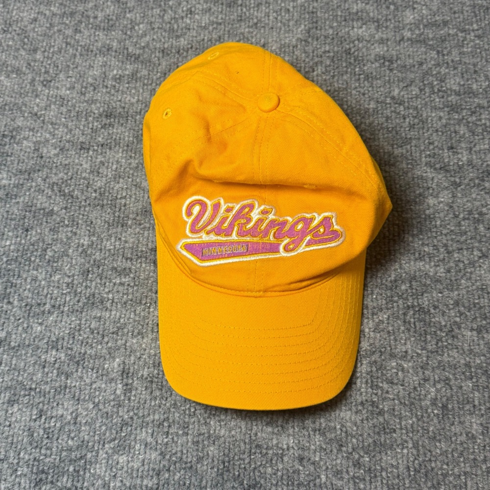 Vintage Reebok Minnesota Vikings Gridiron Classic‎ Hat Gold Purple OSFA